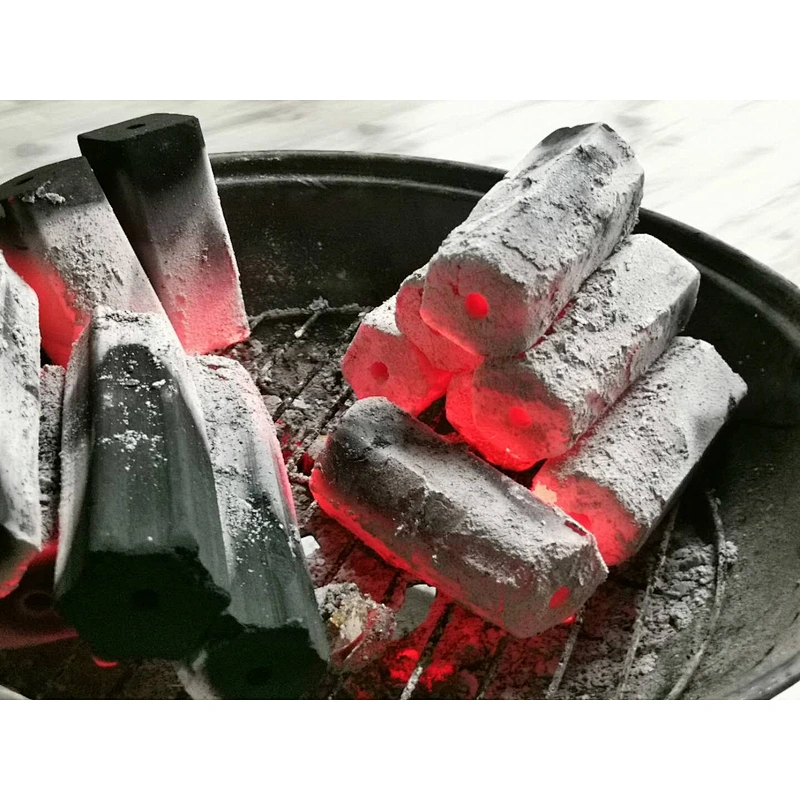 HQBQ0002 Hongqiang factory price torch barbeque bamboo coal hardness outdoor compressed charcoal