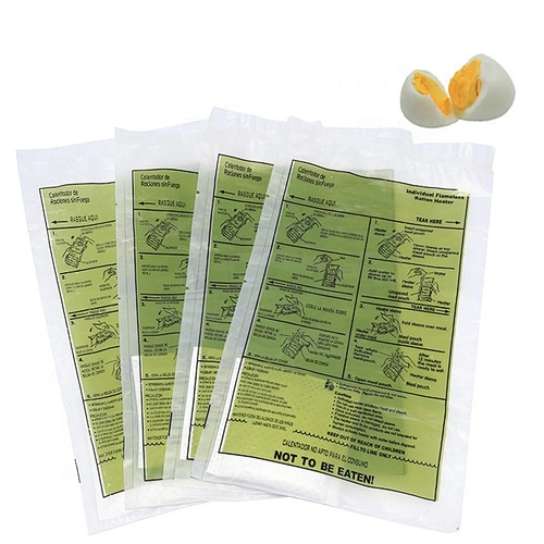 HQF-060 HongQiang MRE Emergency Survival Water Reactive Flameless Heating Food Bag