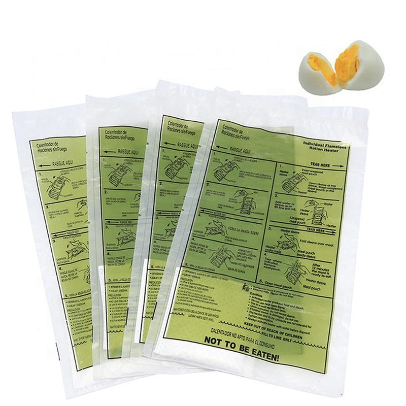 HQF-060 HongQiang MRE Emergency Survival Water Reactive Flameless Heating Food Bag