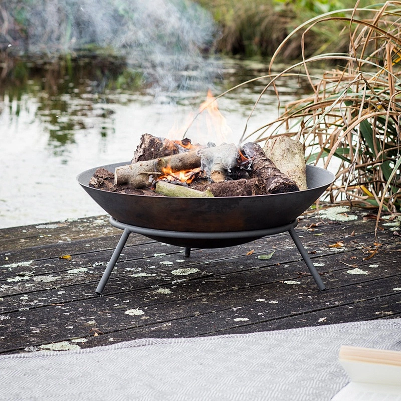 HQ-K04 HongQiang Firepit BBQ Grill Outdoor Metal Fire Bowl for Garden Heating
