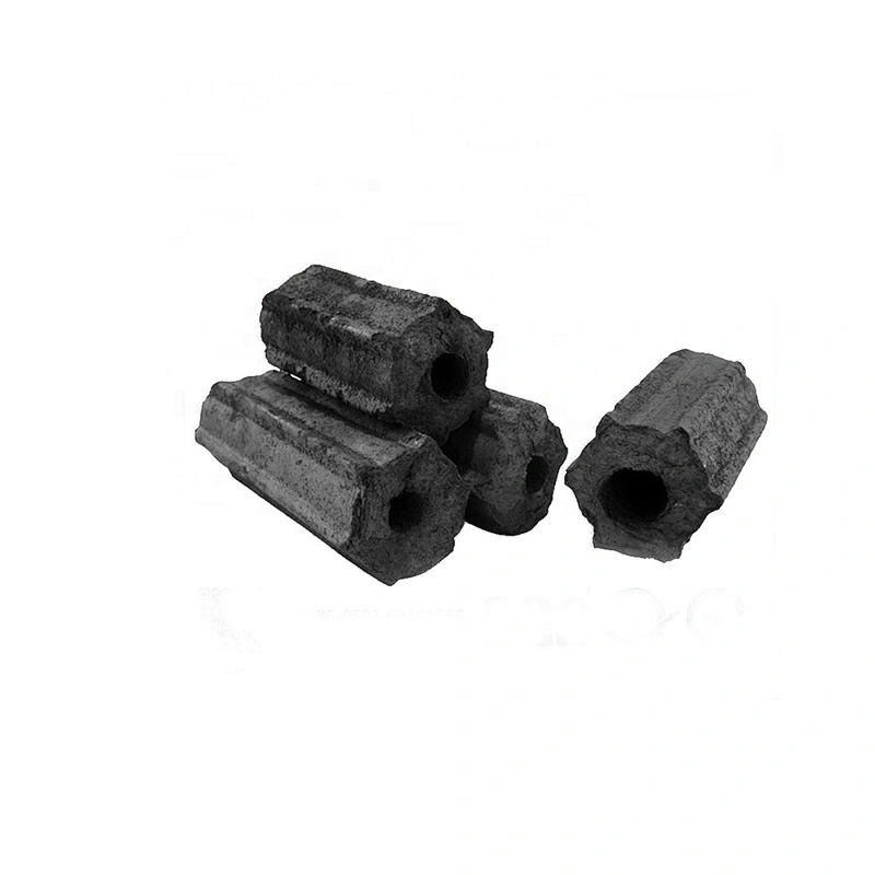 Hong Qiang Long Burning Time Hexagonal Sawdust BBQ Charcoal  Briquette