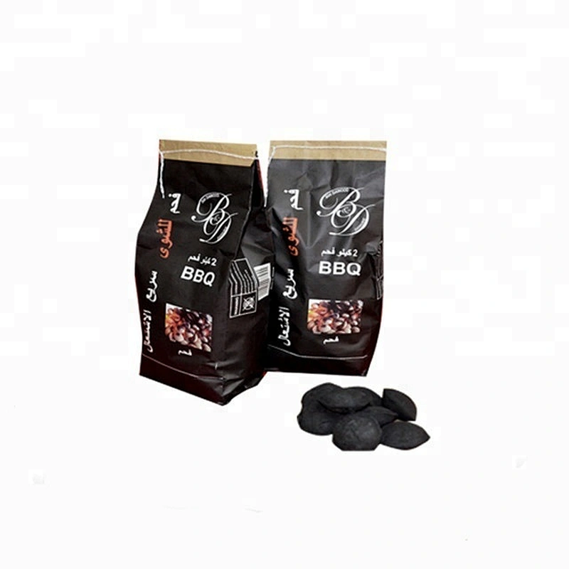 HQBQ0005 Hong Qiang  High Quality Easy Take Pillow Shape BBQ Charcoal Briquette