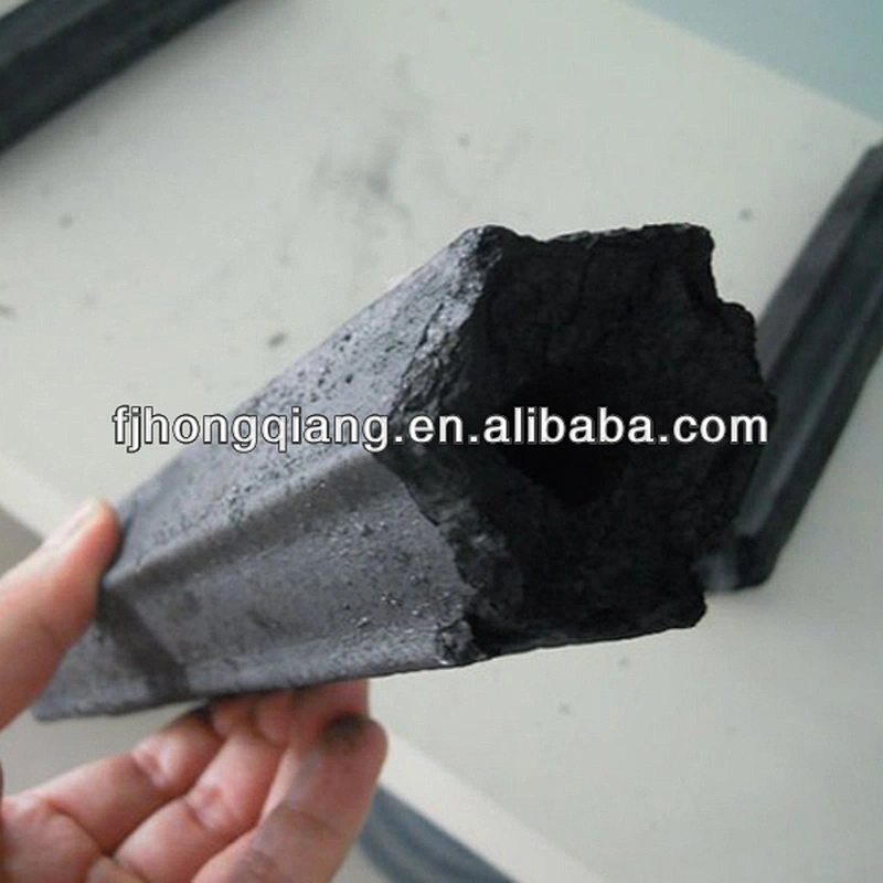 Hongqiang Smokeless Hexagonal Barbecue Charcoal Price for Commercial
