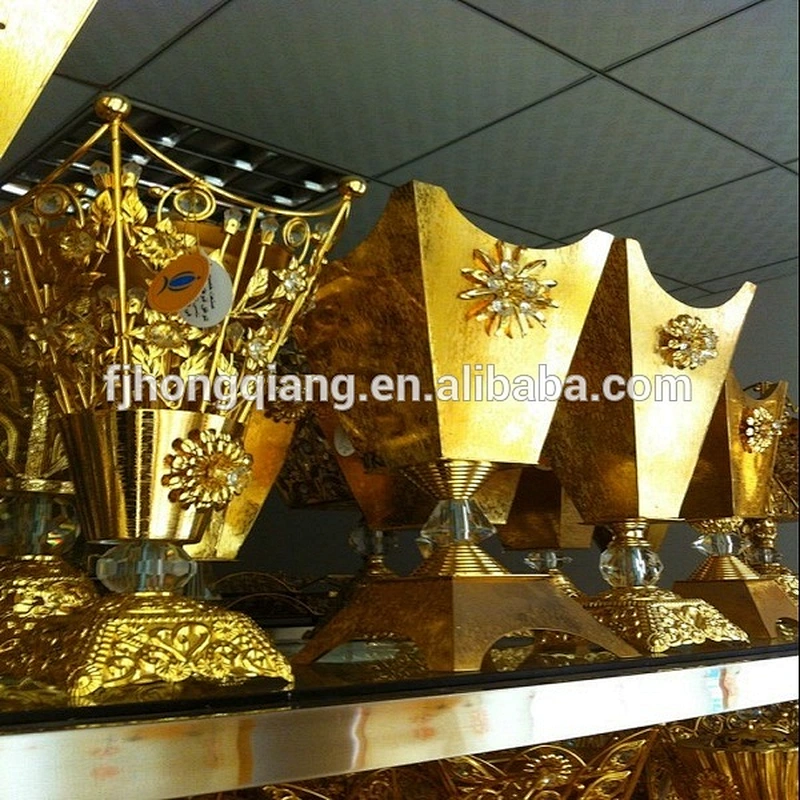 Metals gold plated incense burner