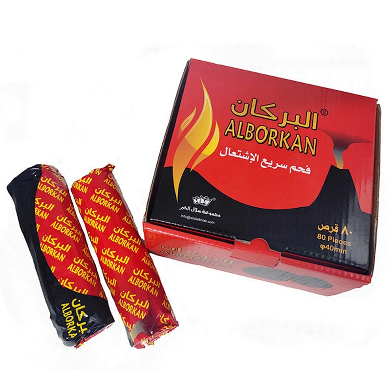 Hongqiang OEM Coconut Bamboo Shisha Cube Charcoal for Cooking