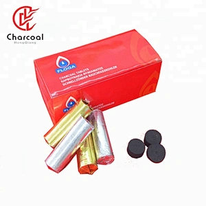 HQRH35120 HongQiang Smokeless Quick Light 35mm Round Charcoal for Incense