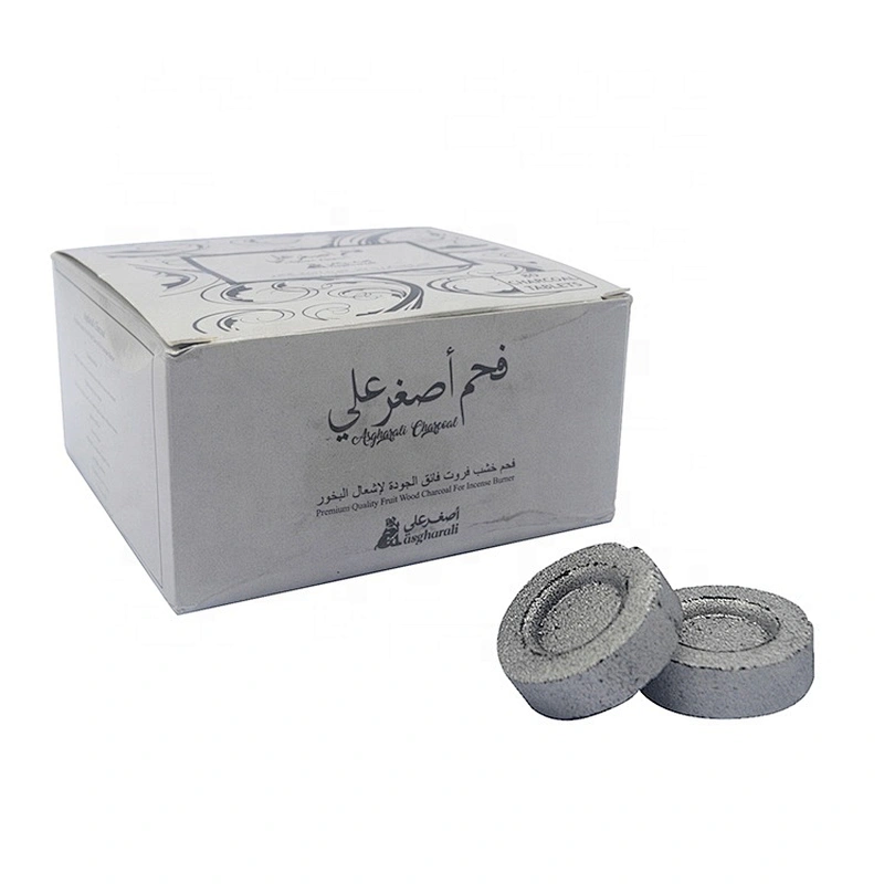 HQRM3301 HongQiang Quick Light Sliver Round Shisha Charcoal for Hookah