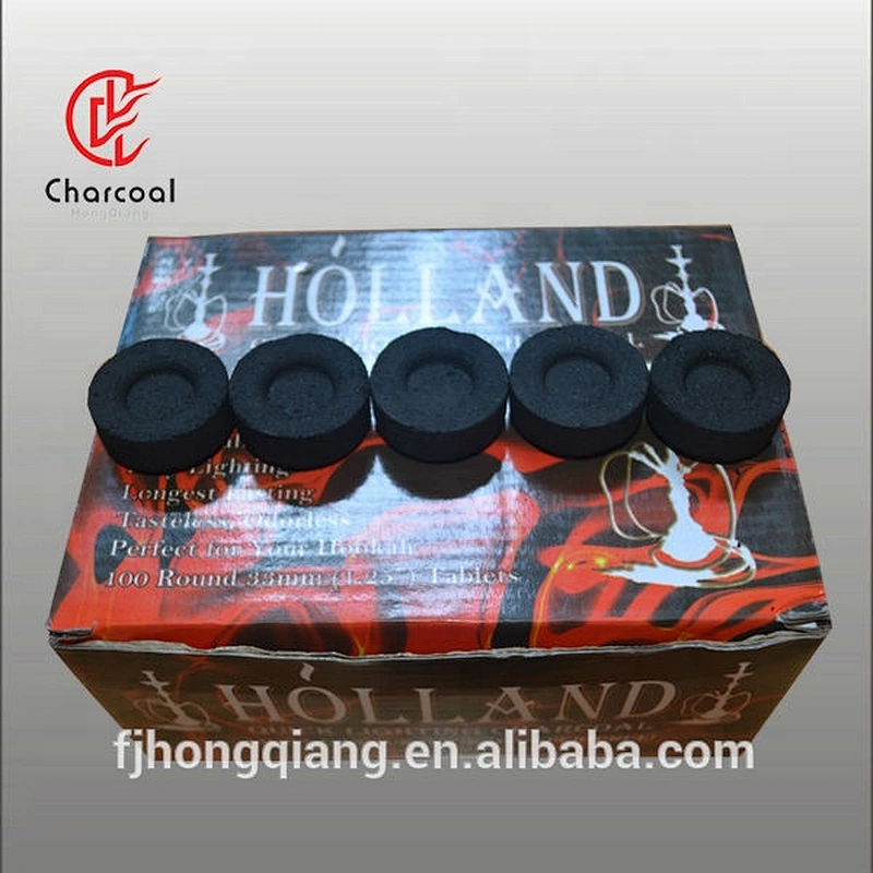Hong Qiang Round Smelless Odorless Hookah Shisha Charcoal
