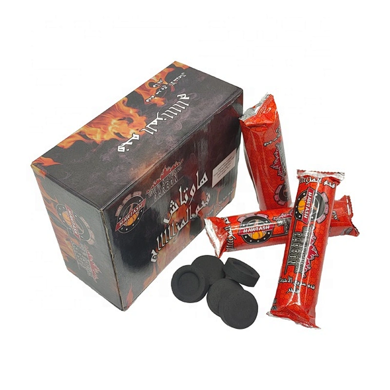 HQRM3301 HongQiang Instant Lighting Hookah Charcoal Barhook Charcoal Round Charcoal