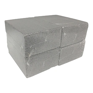 HQBG-02  HongQiang Grey BBQ Grill cleaning brick Pumice Stone brick for Barbecue Four Bricks Glass Pumice Stone  in one set