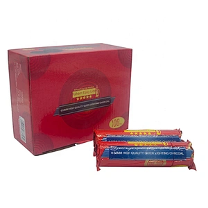 HongQiang Best Selling Quick Light Hookah Shisha Round Charcoal