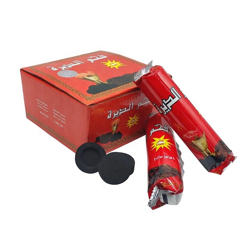 HQRM3380 HongQiang 33mm Insense coal Instant Light Charcoal Bakhoor Round charcoal
