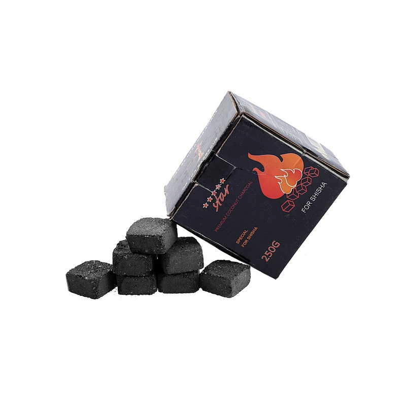 Hong Qiang Free Samples Cocobrico Cubes Coconut Shell Hookah Charcoal for Shisha