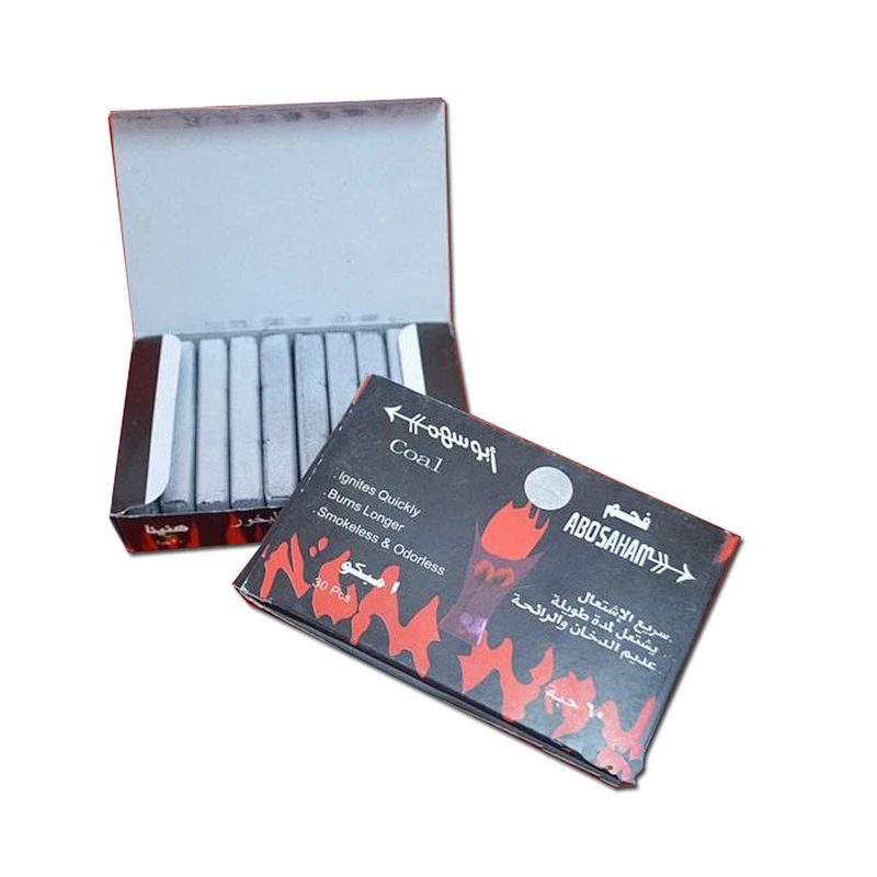 HQHS0060 Hongqiang Smokeless Silver Shisha Hookah Charcoal With Original Price