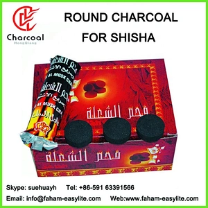 HQRM 3301 Hongqiang Hot Selling wholesale Wood Round charcoal tablets for Shisha/Hookah