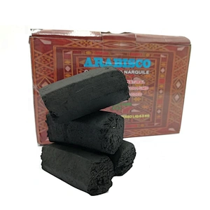 HongQiang Coconut Shell hexagonal Finger Shisha Charcoal