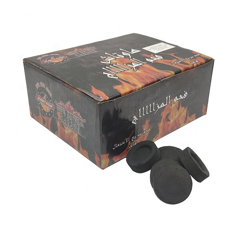 HQRM3301 HongQiang Instant Lighting Hookah Charcoal Barhook Charcoal Round Charcoal
