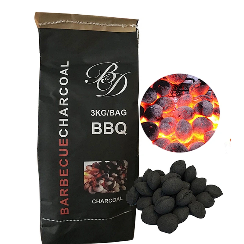 HQBQ0005 Hongqiang Bamboo Charcoal Briquettes Wholesale BBQ Pillow Bamboo Charcoal
