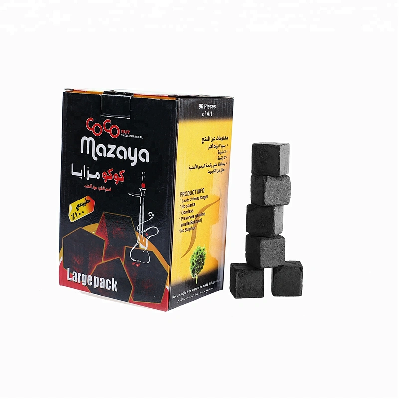 HongQiang OEM Cocobrico  coconut cube Hookah Charcoal
