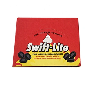 HongQiang Swift Lite  Easy Ignite Round Hookah Charcoal
