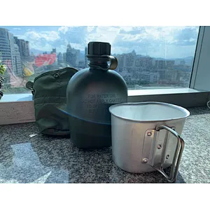 HQMK-01 HongQiang Wholesale Army Kettle Custom Outdoor Survival Camping Survival Military Kettle