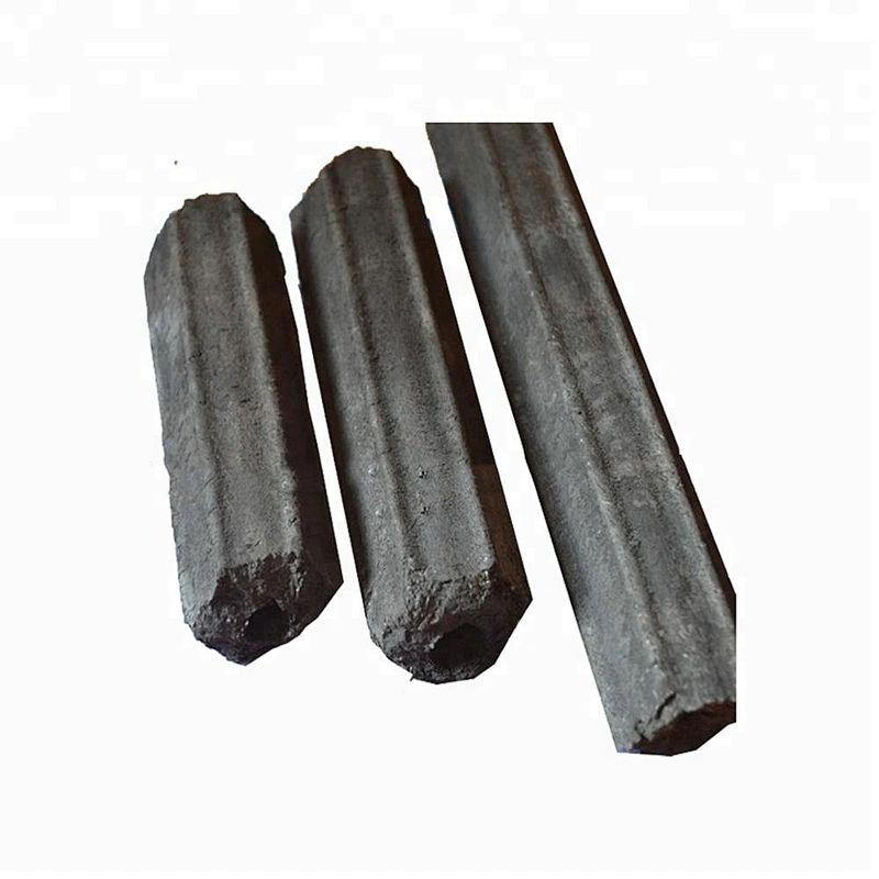 Hongqiang High Quality Eco-friendly  Hexagonal Hardwood  Barbecue Charcoal