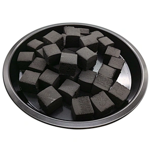 HQHC0025 Hongqiang shisha coconut briquette coal less ash BBQ natural hookah charcoal