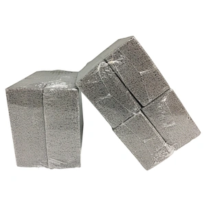 HQBG-02  HongQiang Grey BBQ Grill cleaning brick Pumice Stone brick for Barbecue Four Bricks Glass Pumice Stone  in one set