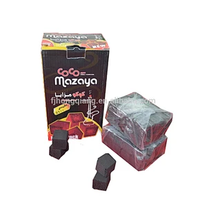 Hong Qiang high quantity free sample low ash 2.5cm coco cube charcoal