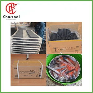 Hong Qiang Direct Factory Supply easy light finger charcoal for shisha and bbq