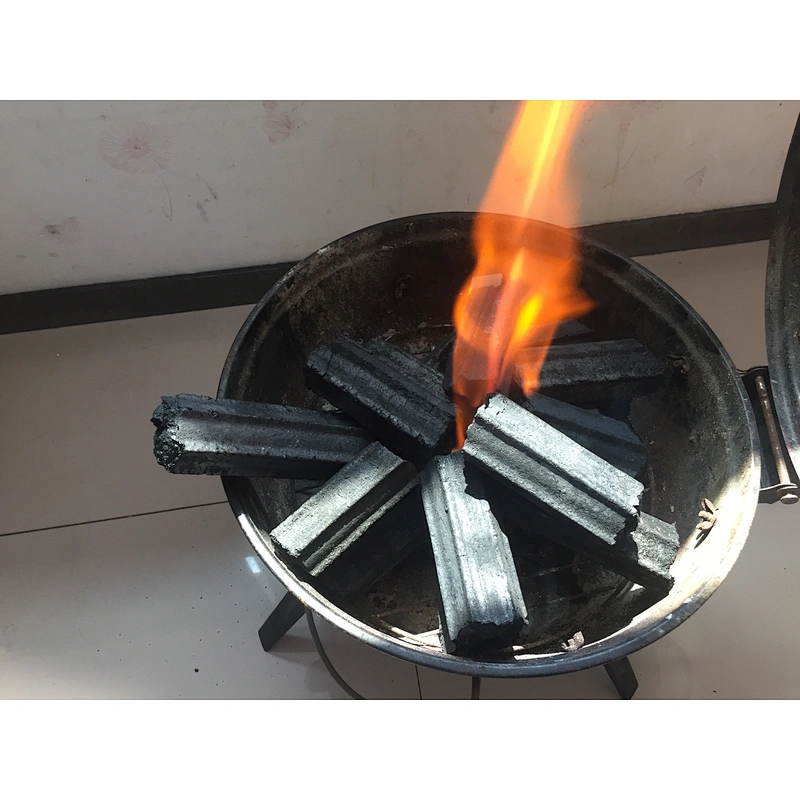 HQBQ0002 HongQiang Cooking Coal bbq compressed charcoal Bamboo Charcoal for BBQ or Shisha