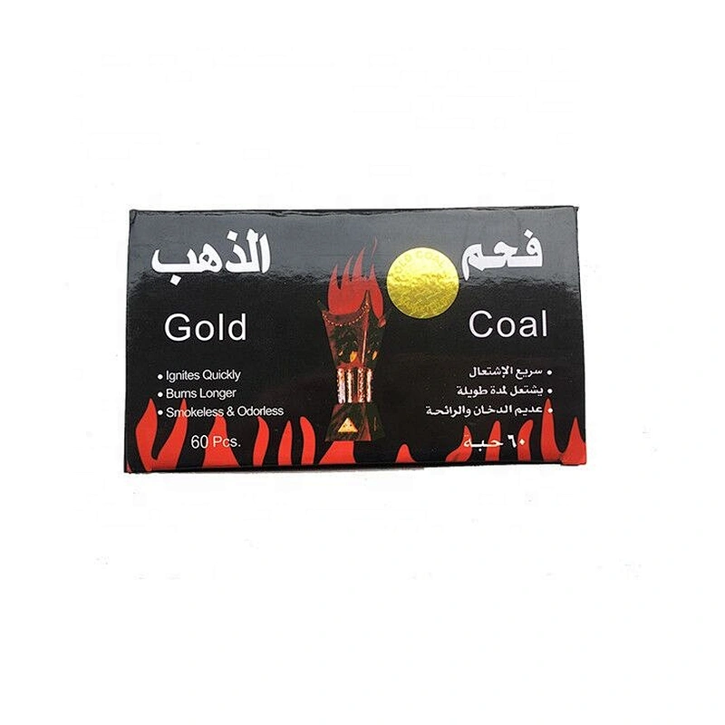 Hong Qiang Smokeless Bamboo 3pcs Per Bar Silver Shisha Charcoal
