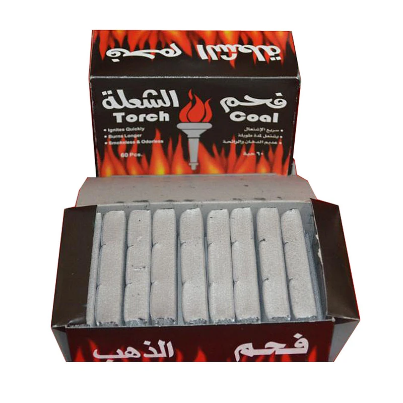 100% bamboo burning shisha charcoal no smoke no taste