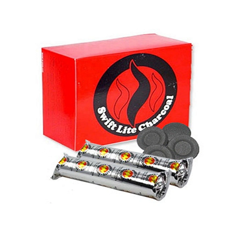 HongQiang Pure Bamboo Round Shisha Charcoal for Hookah