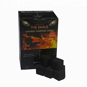 HQHC0025 Hong Qiang Free Samples Cocobrico Cube Charcoal Coconut Shell Hookah Charcoal for Shisha