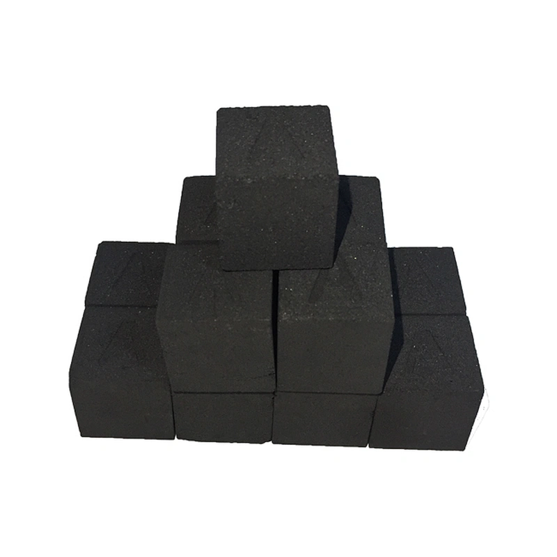 HQHC0025 HongQiang China factory coconut shell coal cubes royal shisha round charcoal