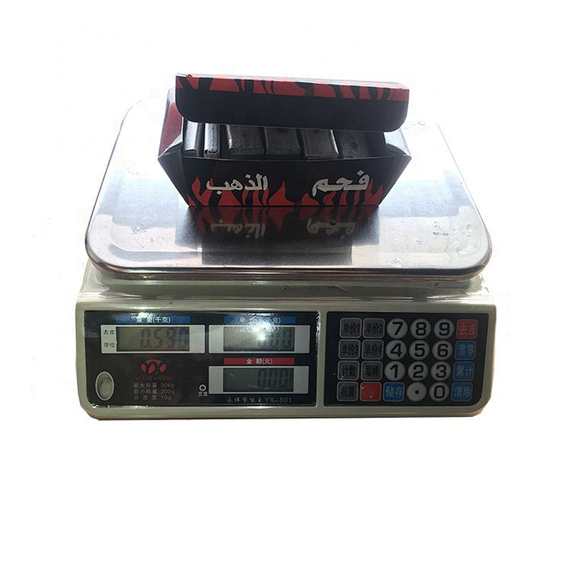 Hong Qiang Smokeless Bamboo Gold Coal for Hookah