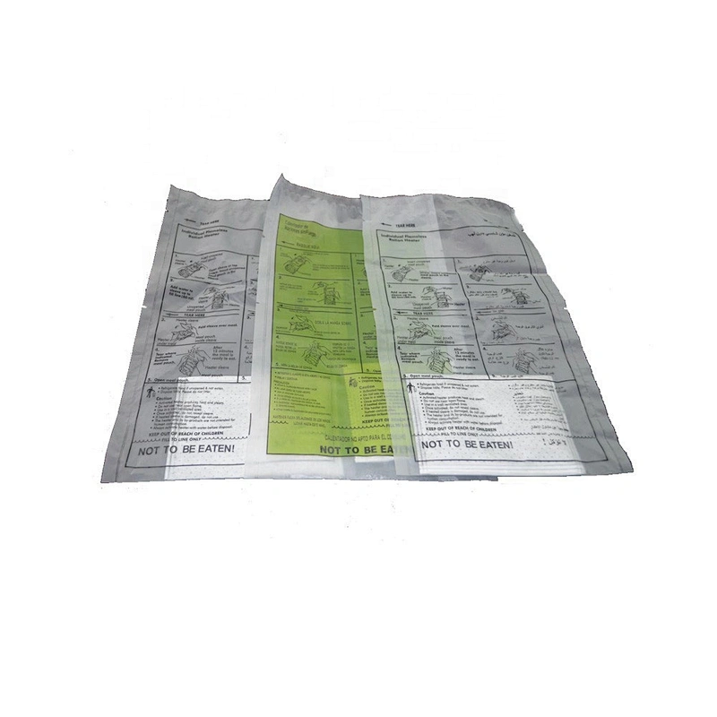 Hot Selling Portable MRE Food Individual Flameless Ration Heater Bags