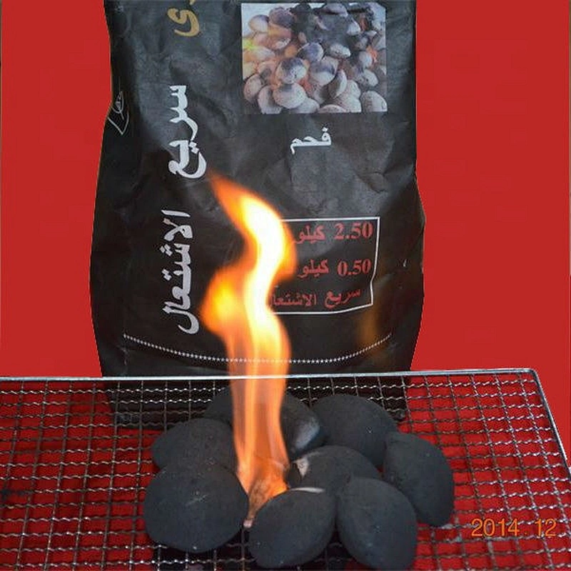 HQBQ0005 Hongqiang Portable 2kg/3kg/4kg/5kg Pillow Charcoal For Barbecue