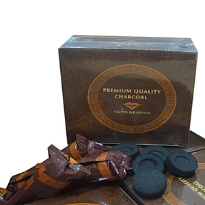 HQRM3380 Hong Qiang HIgh Quality Quick Burning Hookah Round Charcoal
