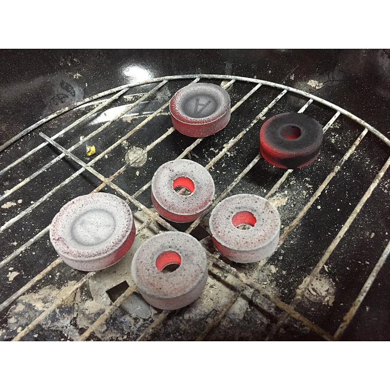 HQRM3501 HongQiang Incense Charcoal Quick Burning Hookah Round Charcoal for Sale