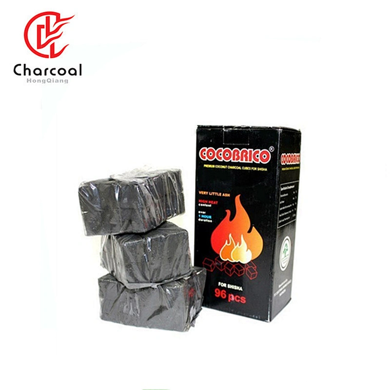 HongQiang Coconut Shell Hookah Cube Shisha Charcoal Briquette for Wholesale