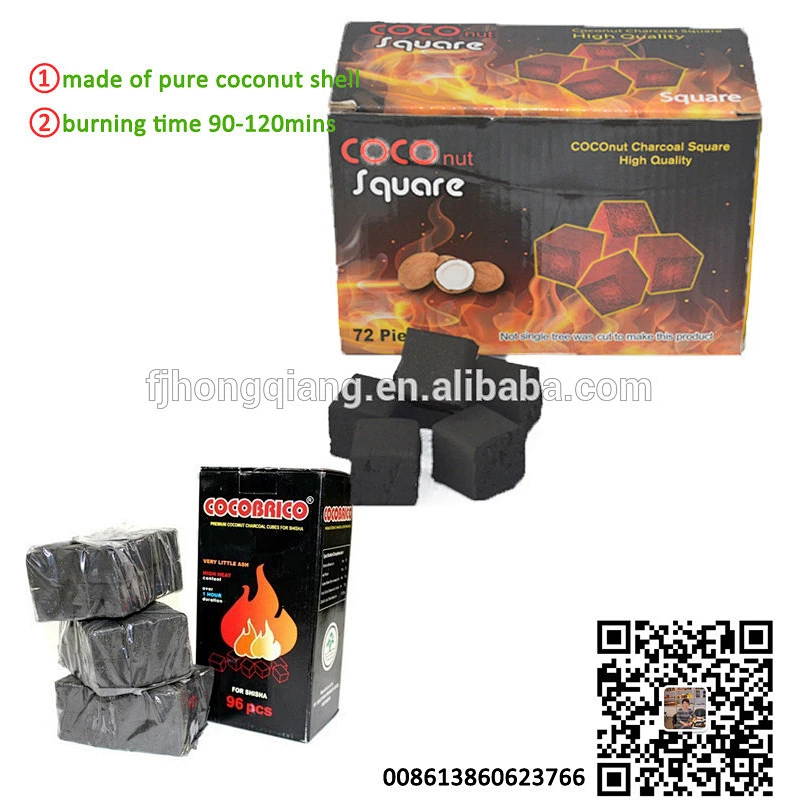Hong Qiang Cube Coconut Charcoal Indonesia for Shisha