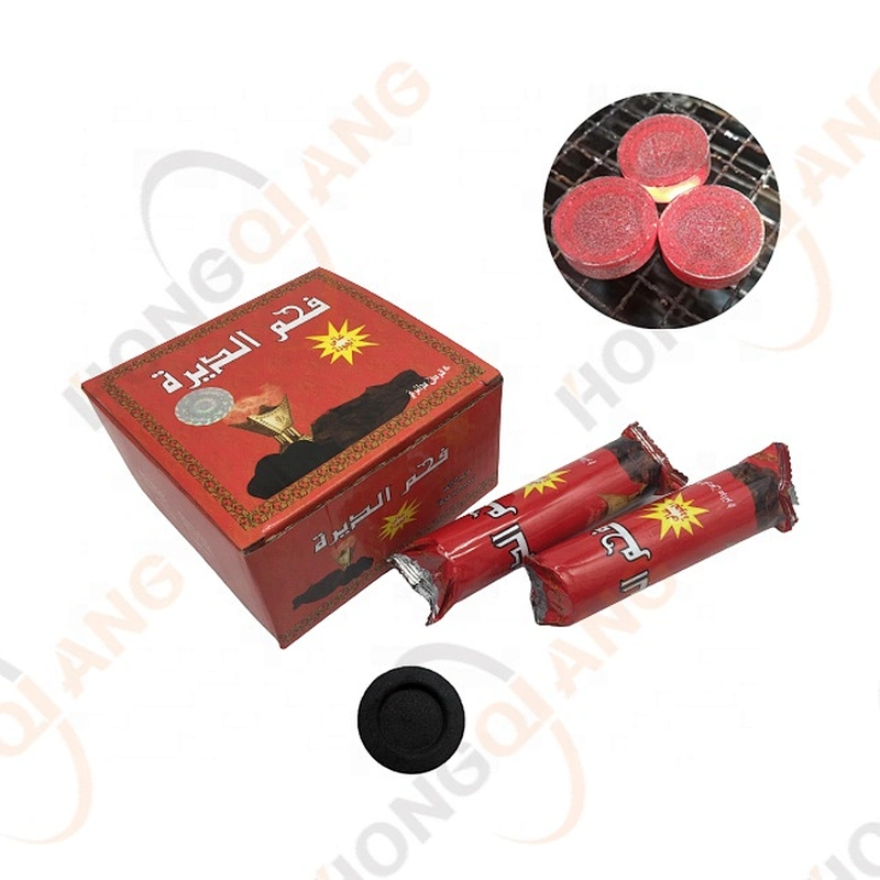 HQRM3380 HongQiang 33mm Insense coal Instant Light Charcoal Bakhoor Round charcoal