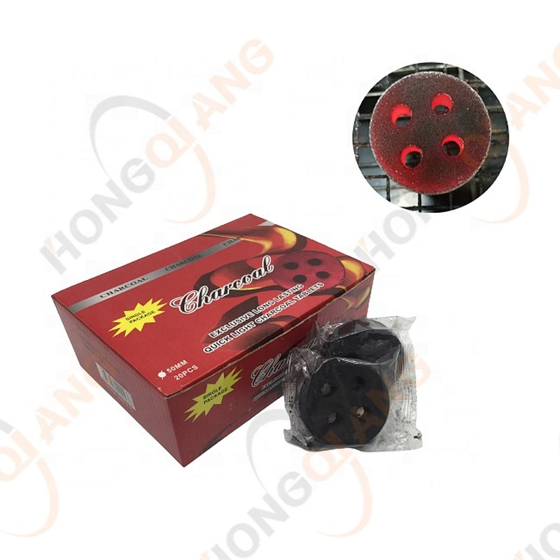 HongQiang 2019 Instant Light Incense Round Shisha Charcoal
