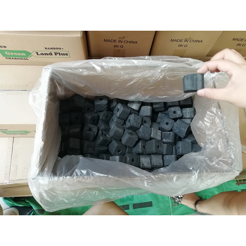 HQHC0025 HongQiang Pure Bamboo Cutting Hookah Charcoal
