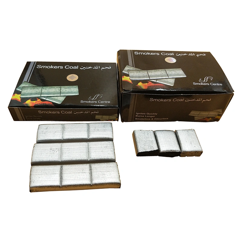 HQHS0060 Hongqiang indonesian ecofriendly instant light  silver bamboo stick charcoal for hookah