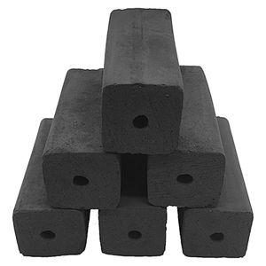HQBQ0002 Hongqiang best quality bbq charcoal 100% natural bamboo less ash long burning compressed charcoal