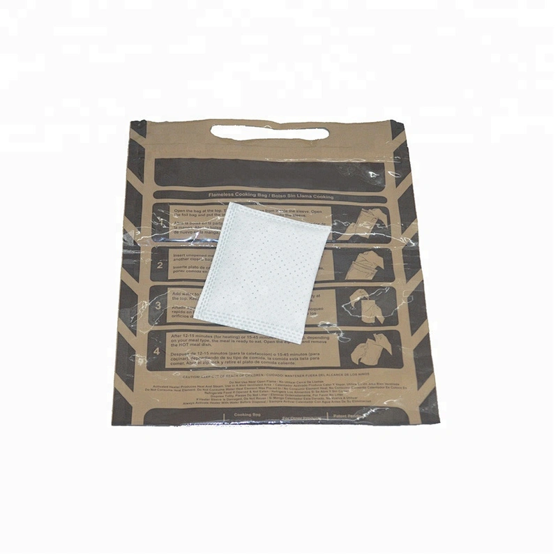 HongQiang water reactive MRE food Flameless Ration Heater bag