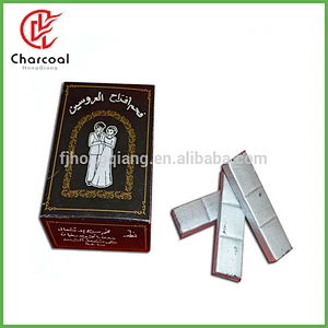 Hong Qiang China hookah Fast Delivery golden torch coal for incense and hookah ,  Bamboo silver charcoal